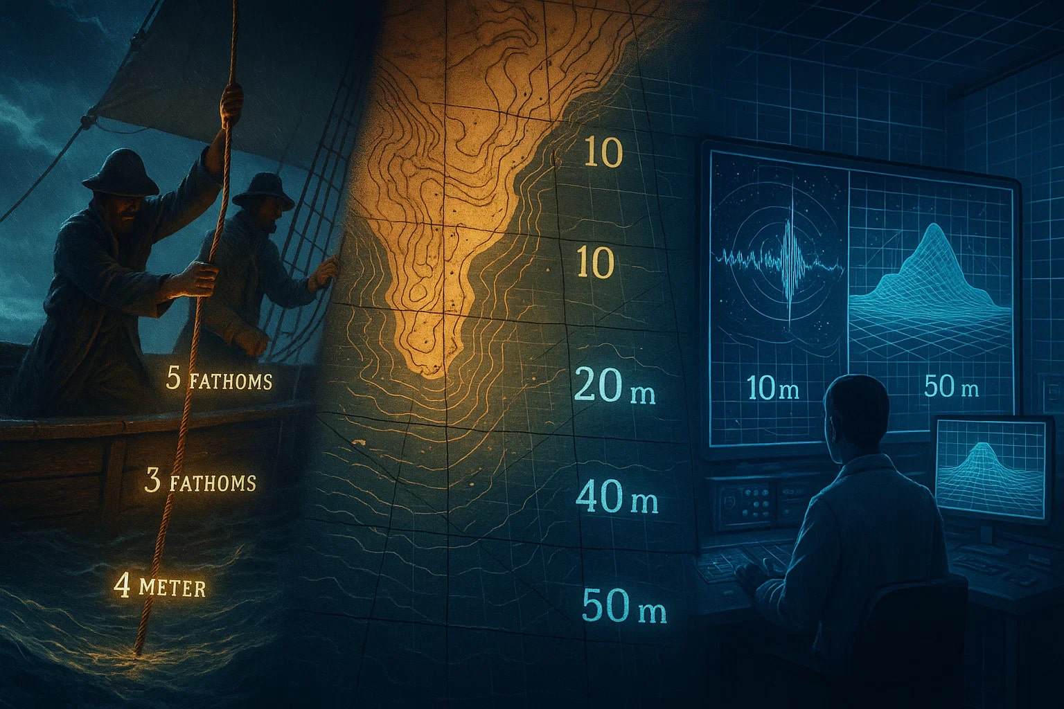 เครื่องมือแปลงฟาแทมเป็นเมตร