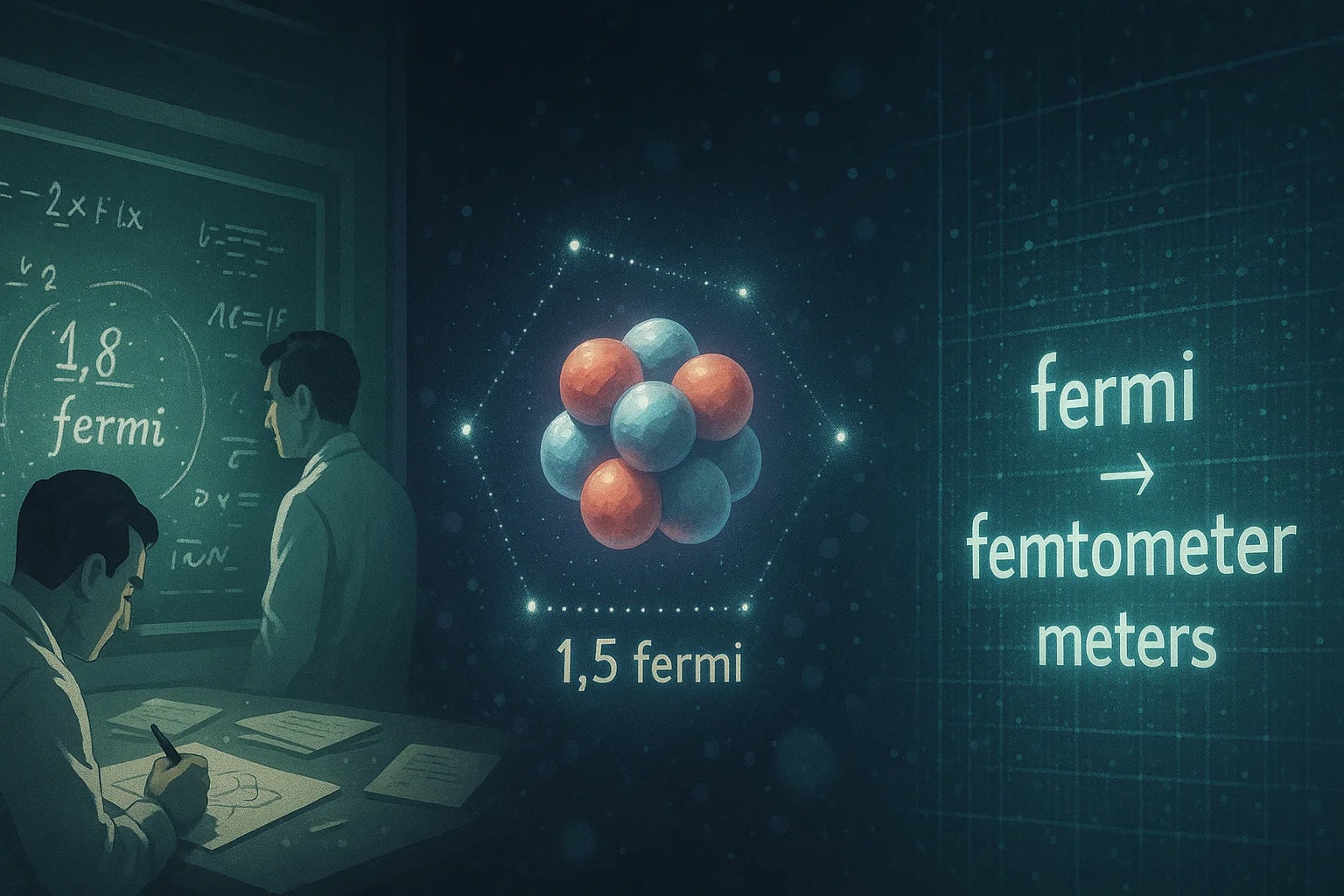 เครื่องมือแปลงเฟอร์มีเป็นเมตร