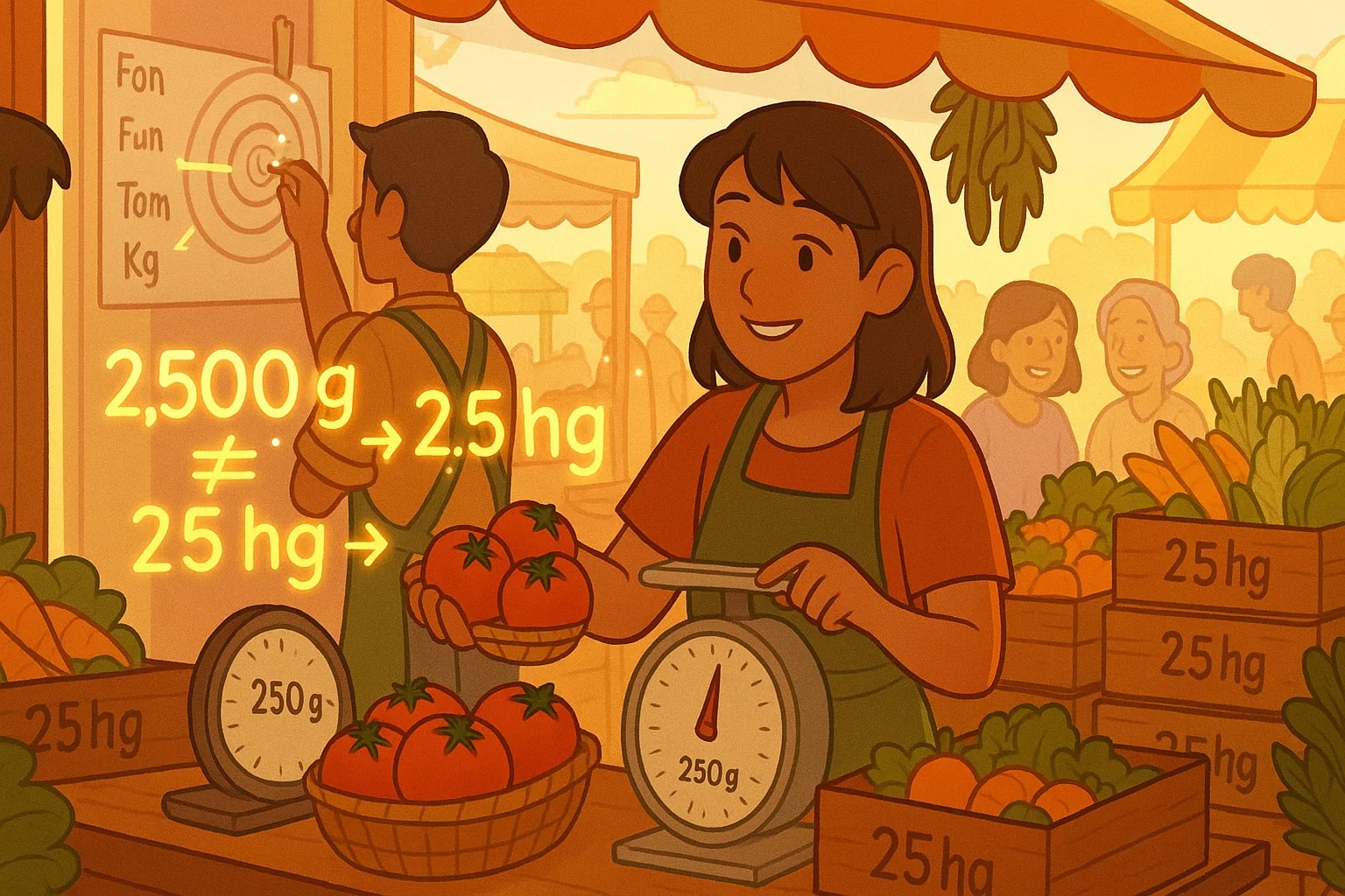 เครื่องมือแปลงกรัมเป็นเฮกโตกรัม