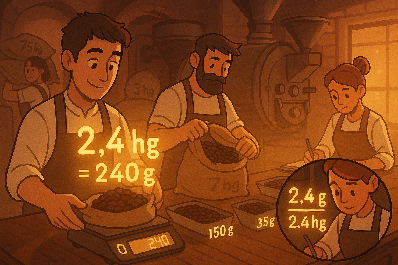 ตัวแปลงฮีกโตกรัมเป็นกรัม