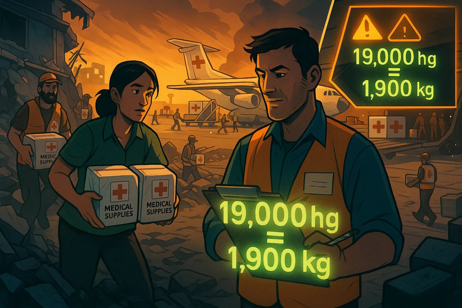 เครื่องมือแปลงเฮกโตกรัมเป็นกิโลกรัม