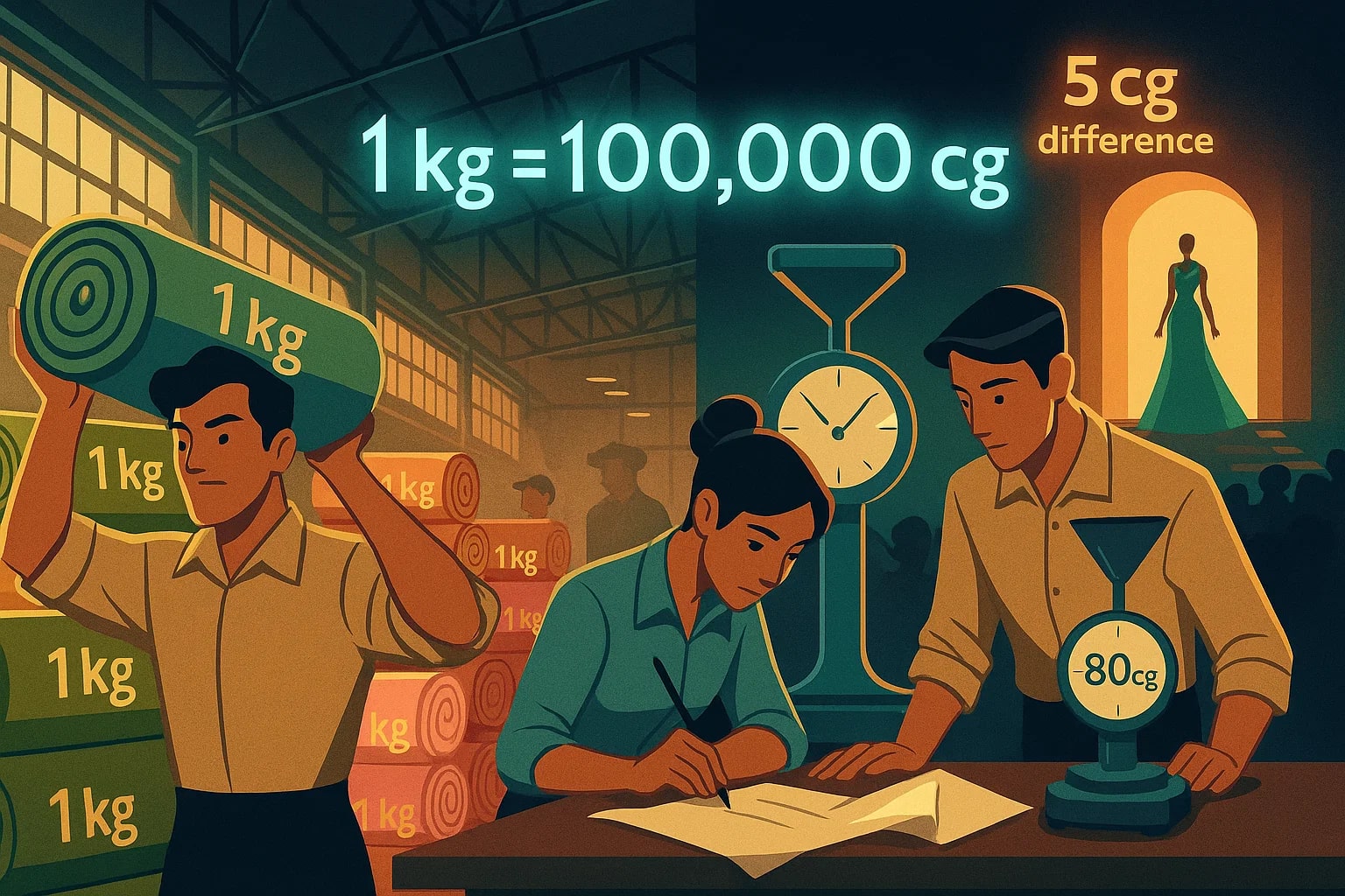 เครื่องมือแปลงกิโลกรัมเป็นเซนติกรัม