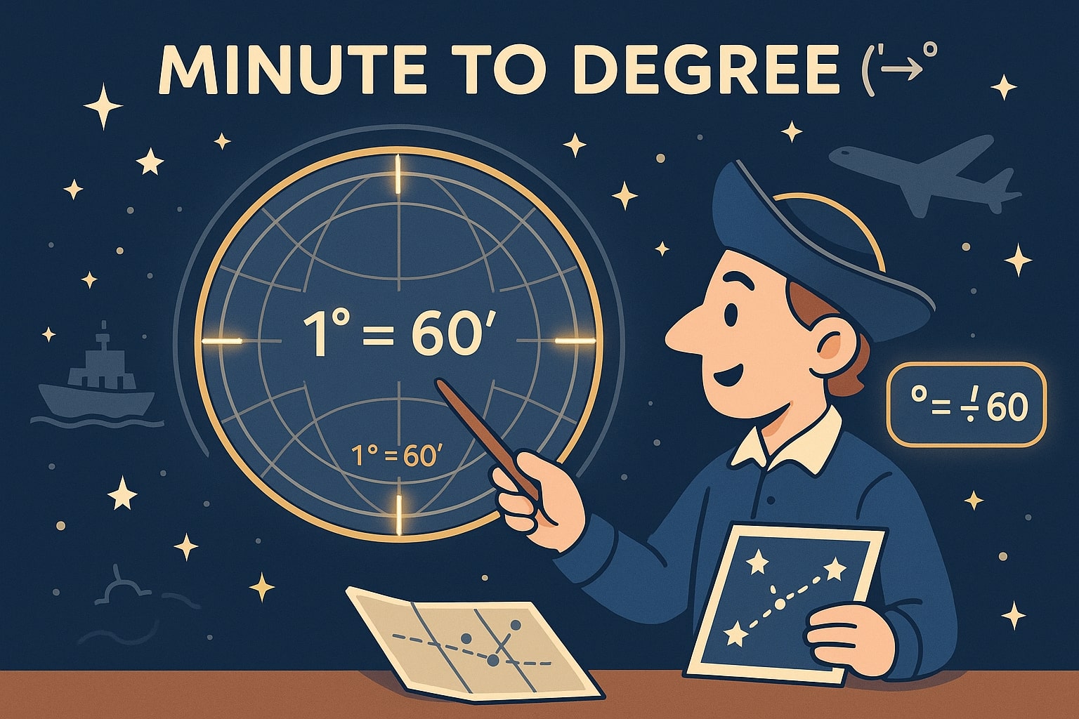 Minutes to Degrees Converter