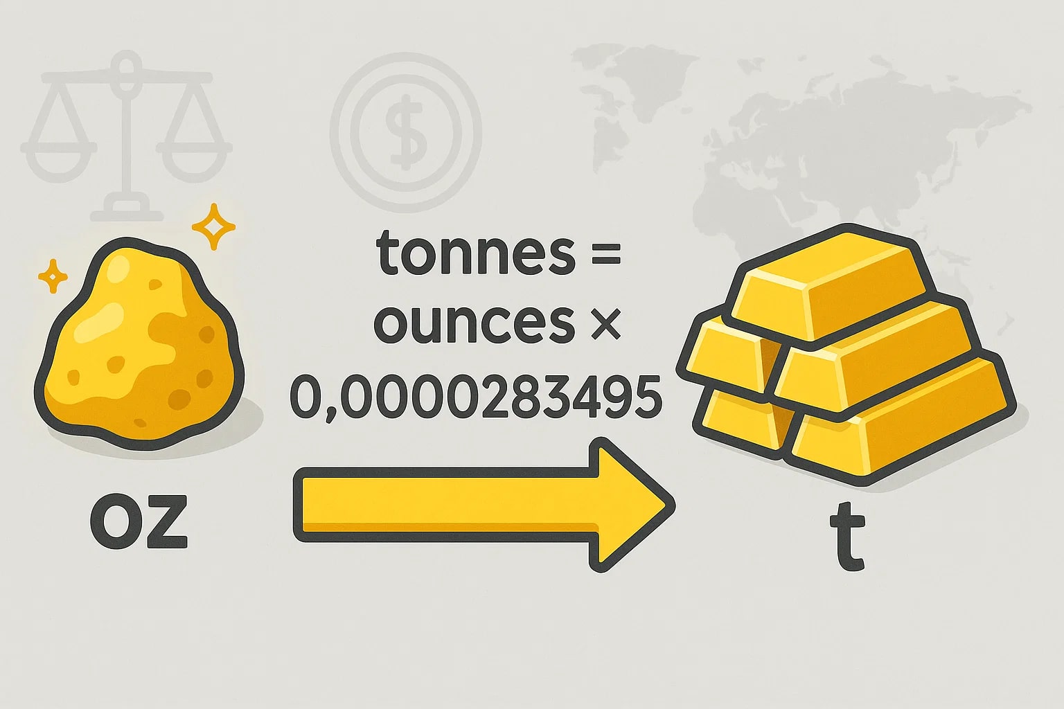 เครื่องมือแปลงออนซ์เป็นตัน