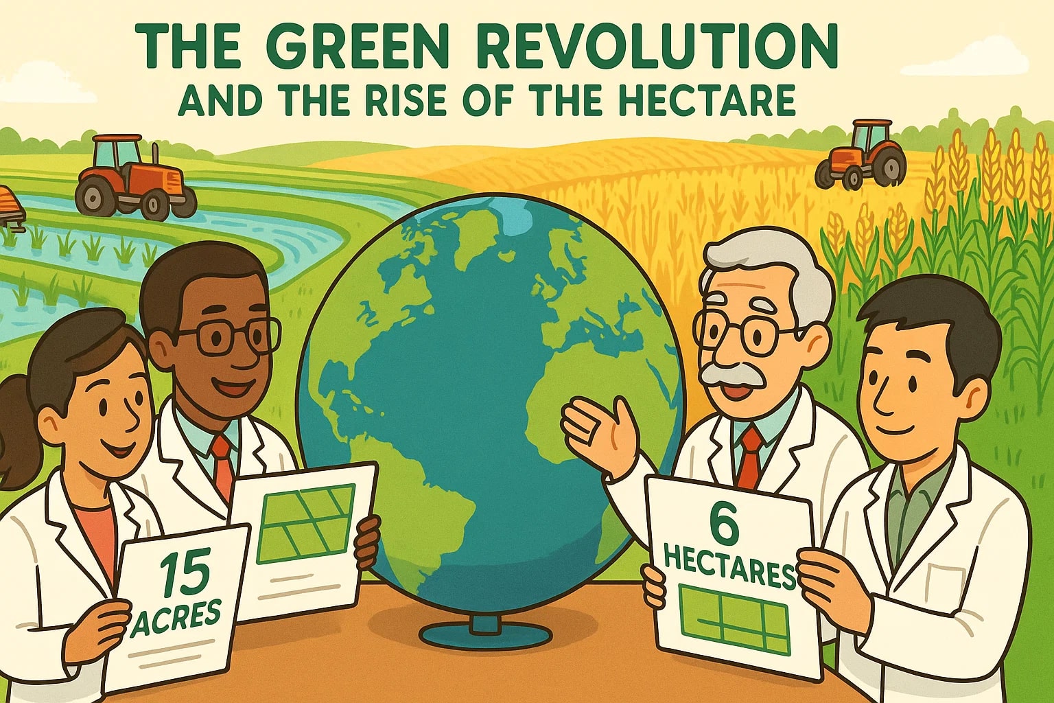 เครื่องมือแปลงเอเคอร์เป็นเฮกตาร์