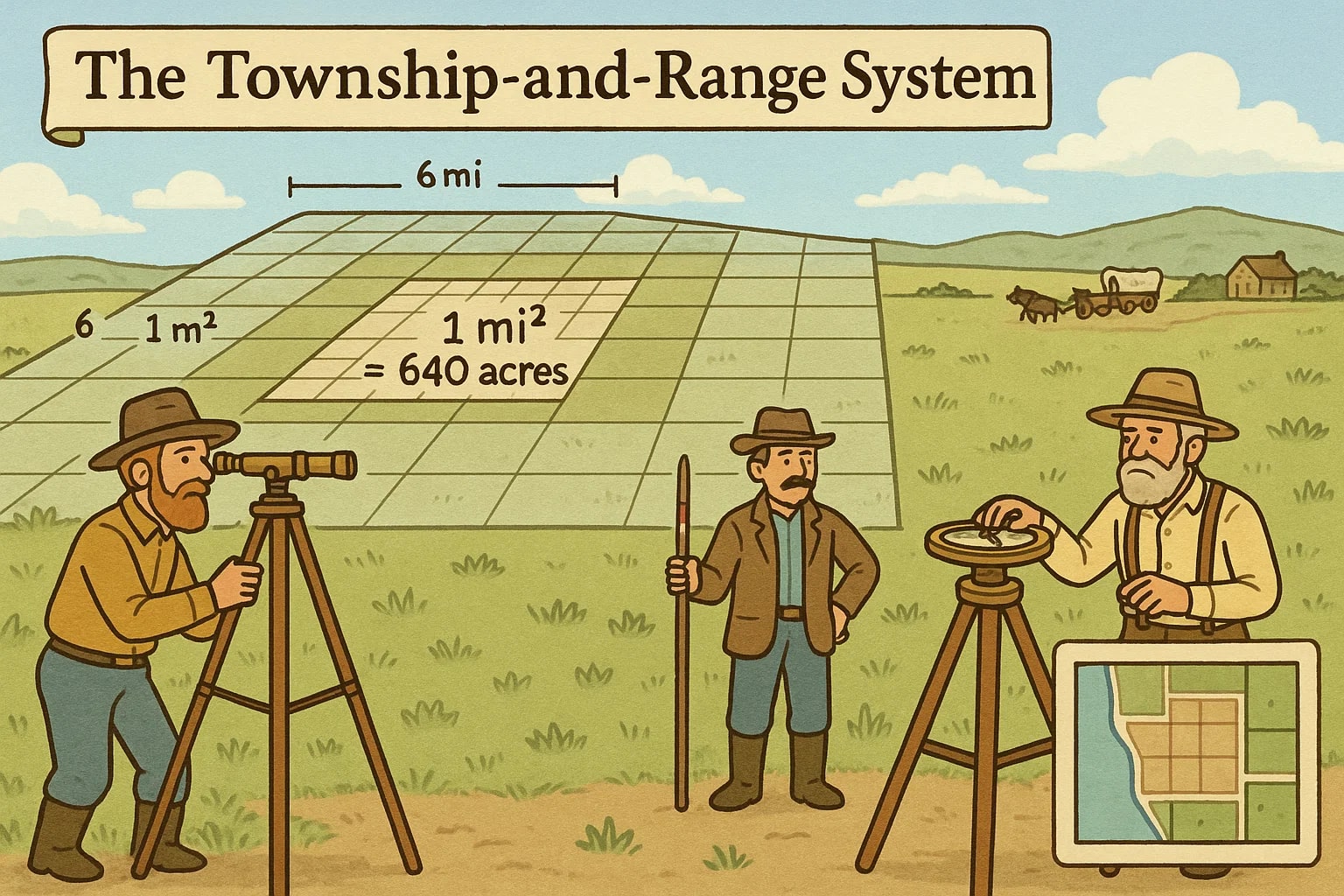 เครื่องมือแปลงเอเคอร์เป็นตารางไมล์