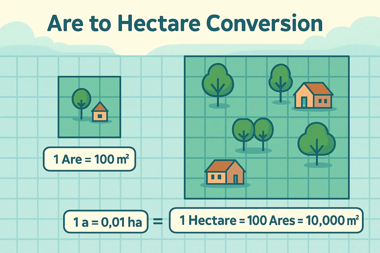 เครื่องมือแปลงเอเป็นเฮกตาร์