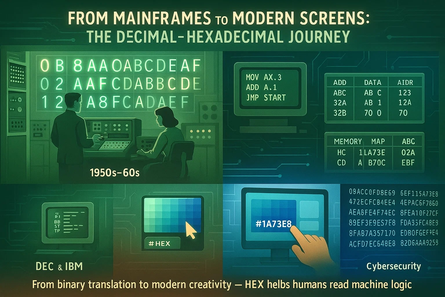  เครื่องมือแปลงเลขฐานสิบเป็นฐานสิบหก