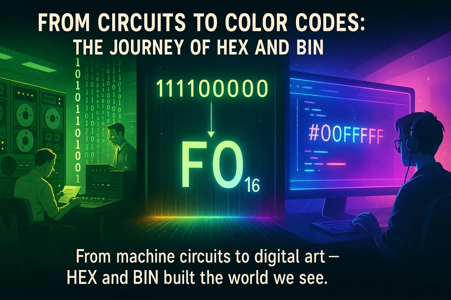 เครื่องแปลงเลขฐานสิบหกเป็นเลขฐานสอง