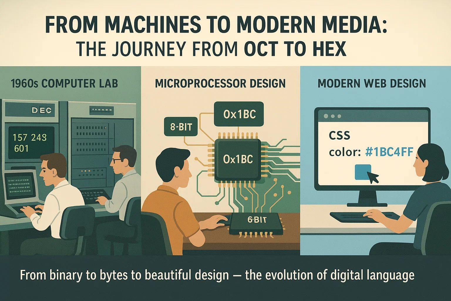 เครื่องมือแปลงฐานแปดเป็นฐานสิบหก