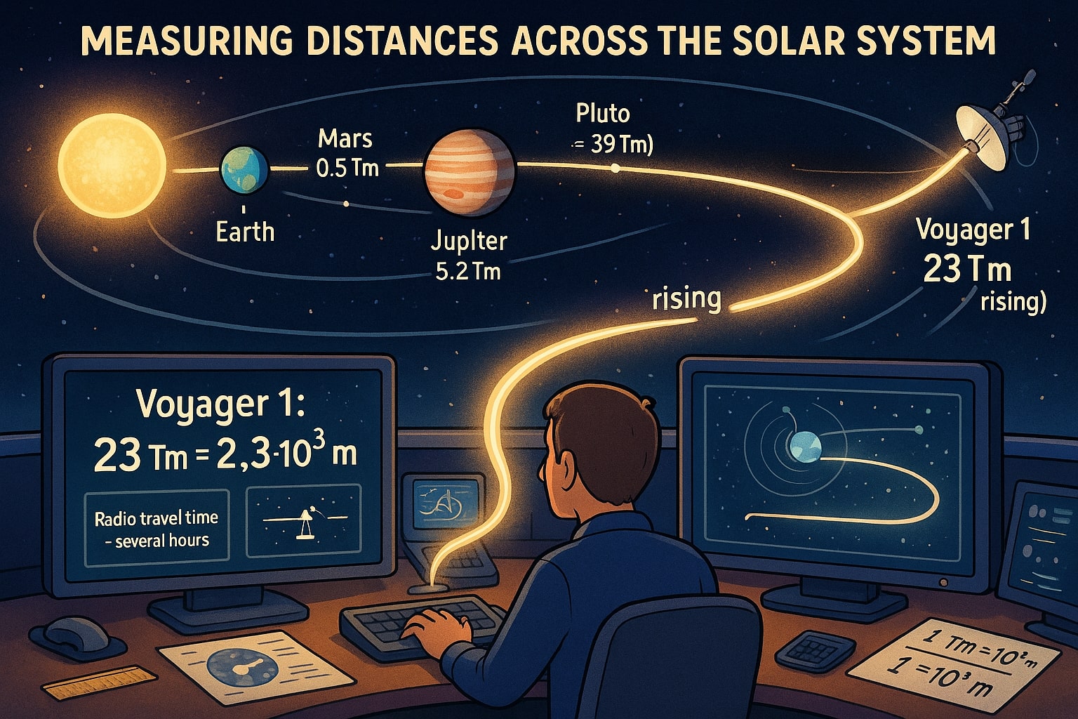 ตัวแปลงเทอราเมตรเป็นเมตร