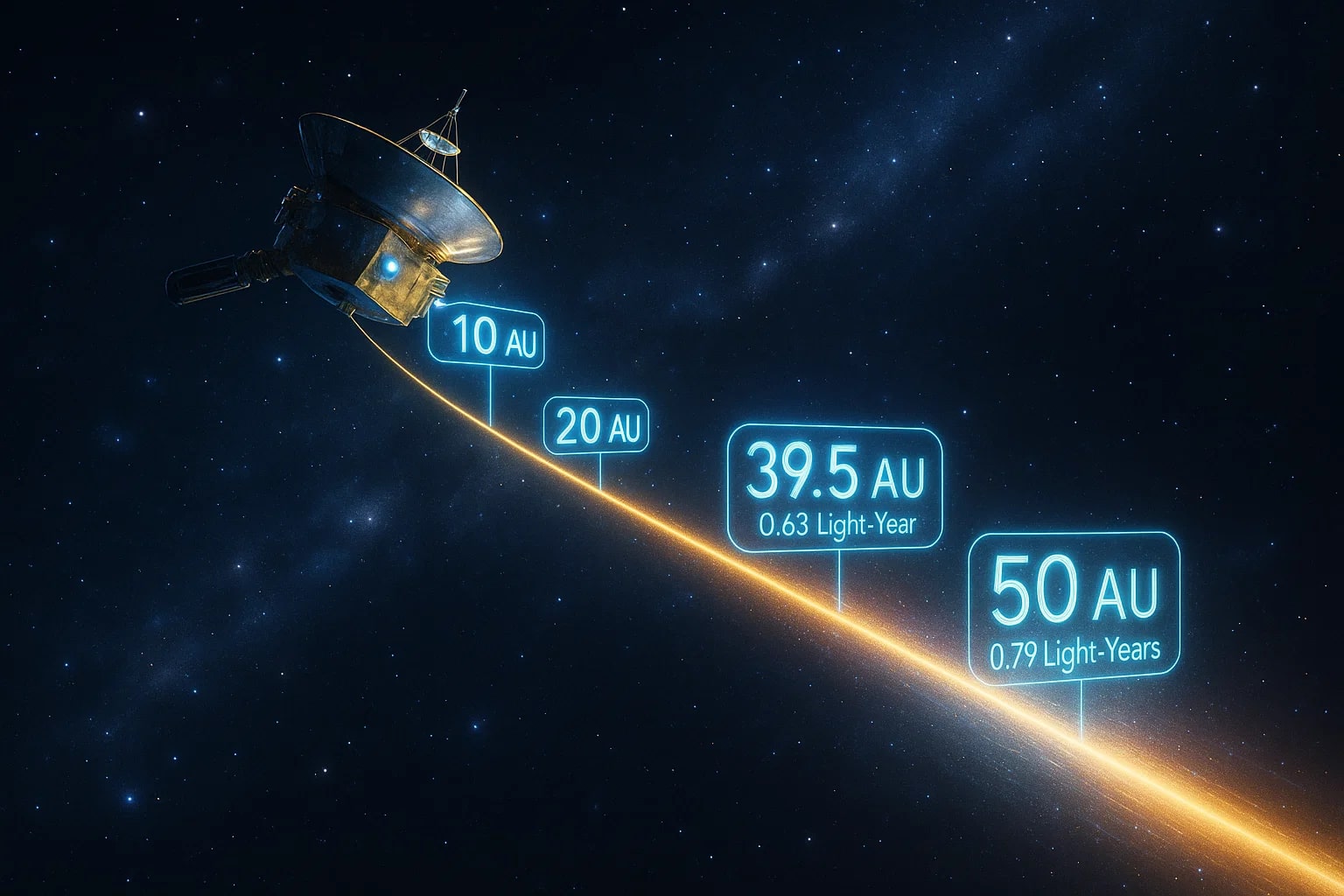 เครื่องมือแปลงหน่วยดาราศาสตร์เป็นปีแสง