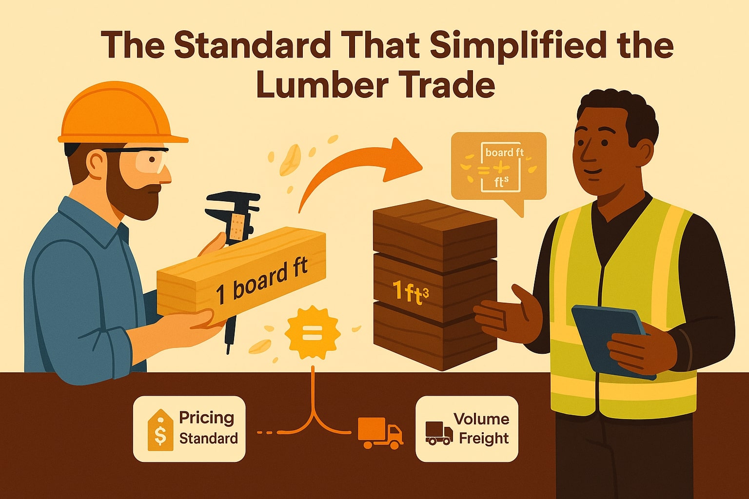 เครื่องมือแปลงบอร์ดฟุตเป็นลูกบาศก์ฟุต