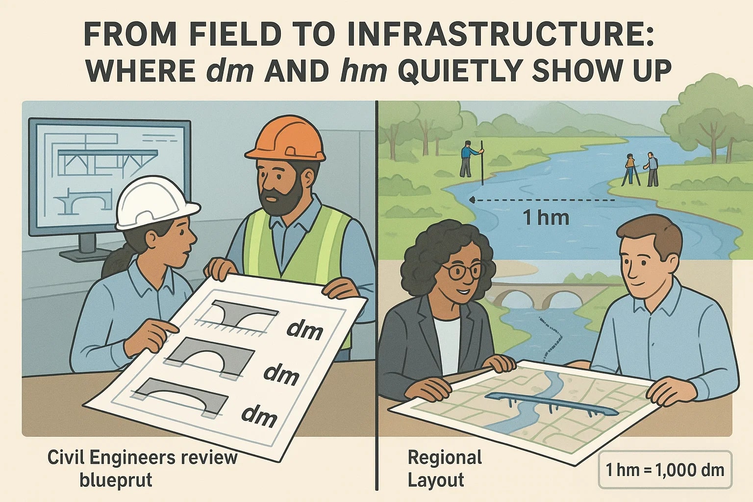 เครื่องมือแปลงเดซิเมตรเป็นเฮกโตเมตร