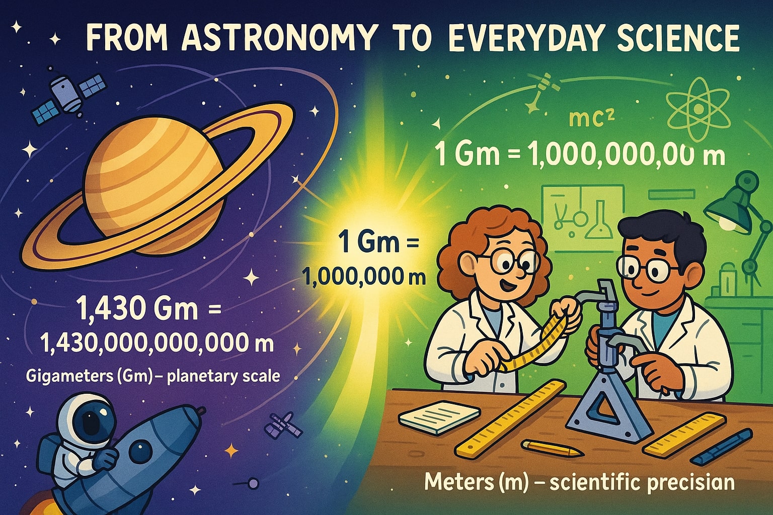 เครื่องมือแปลงกิกะเมตรเป็นเมตร