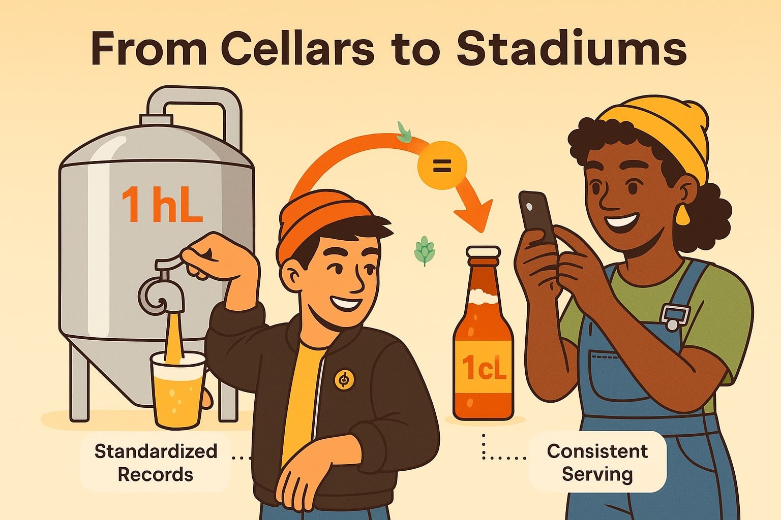 เครื่องมือแปลง Hectoliters เป็น Centiliters