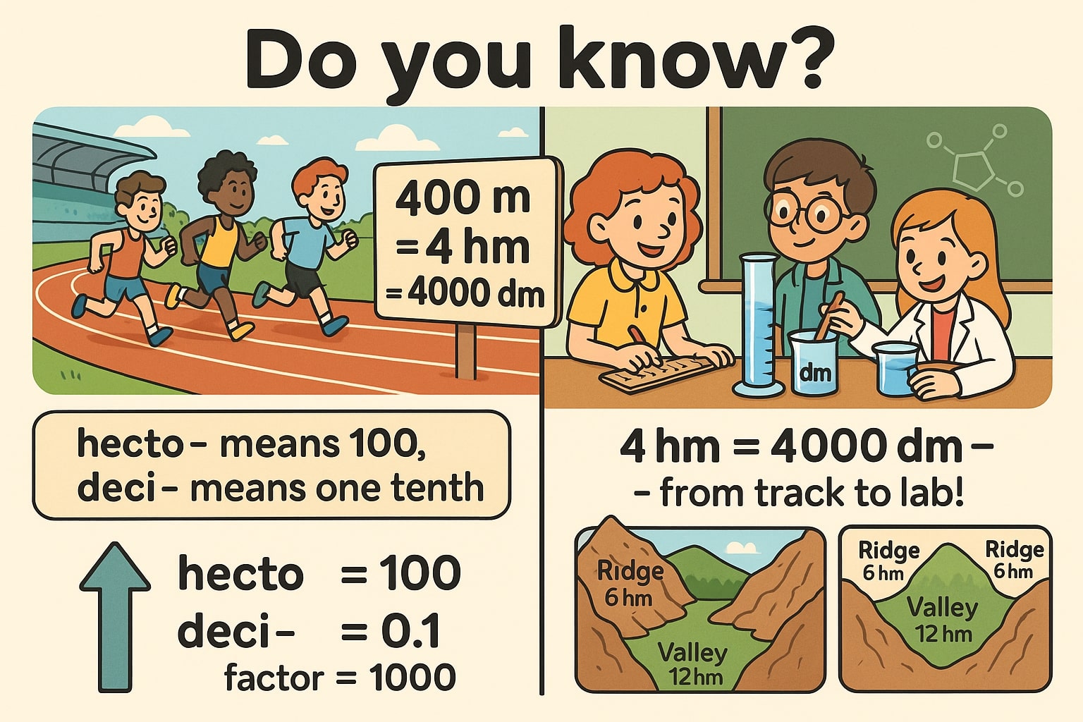 เครื่องมือแปลงฮกโตเมตรเป็นเดซิเมตร