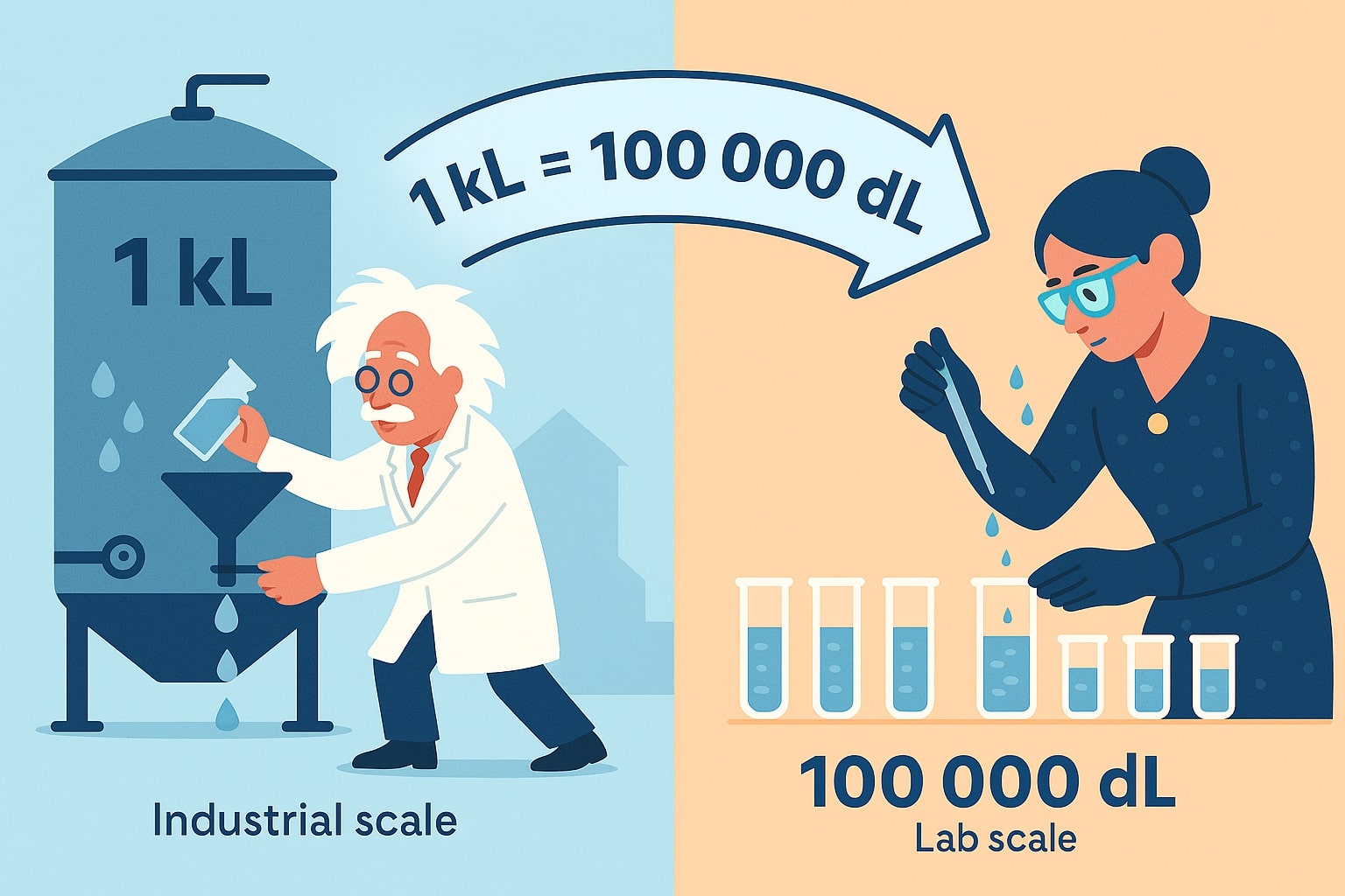 เครื่องมือแปลงลิโลลิตรเป็นเดซิลิตร