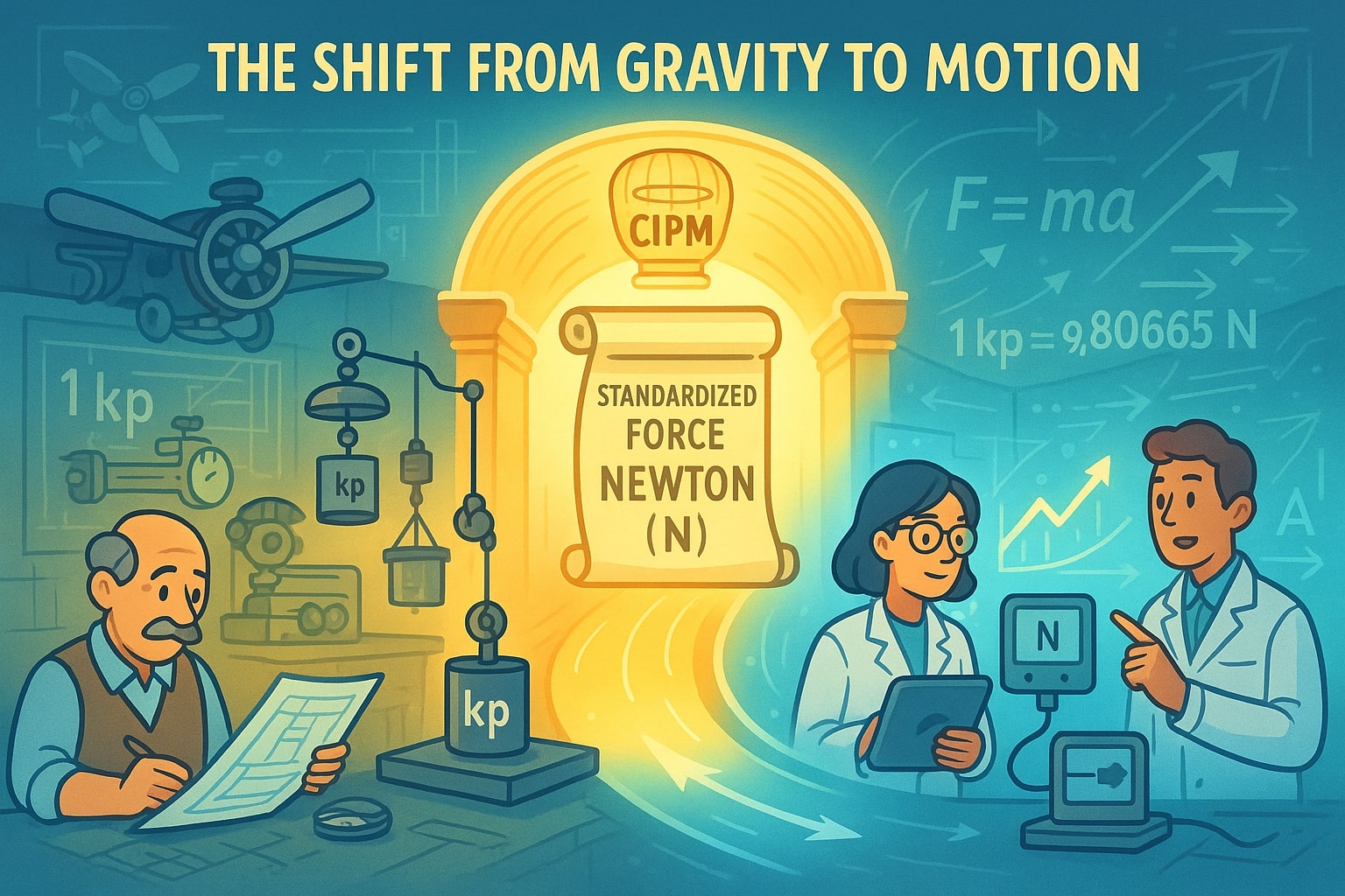 เครื่องมือแปลงกิโลพอนด์เป็นนิวตัน