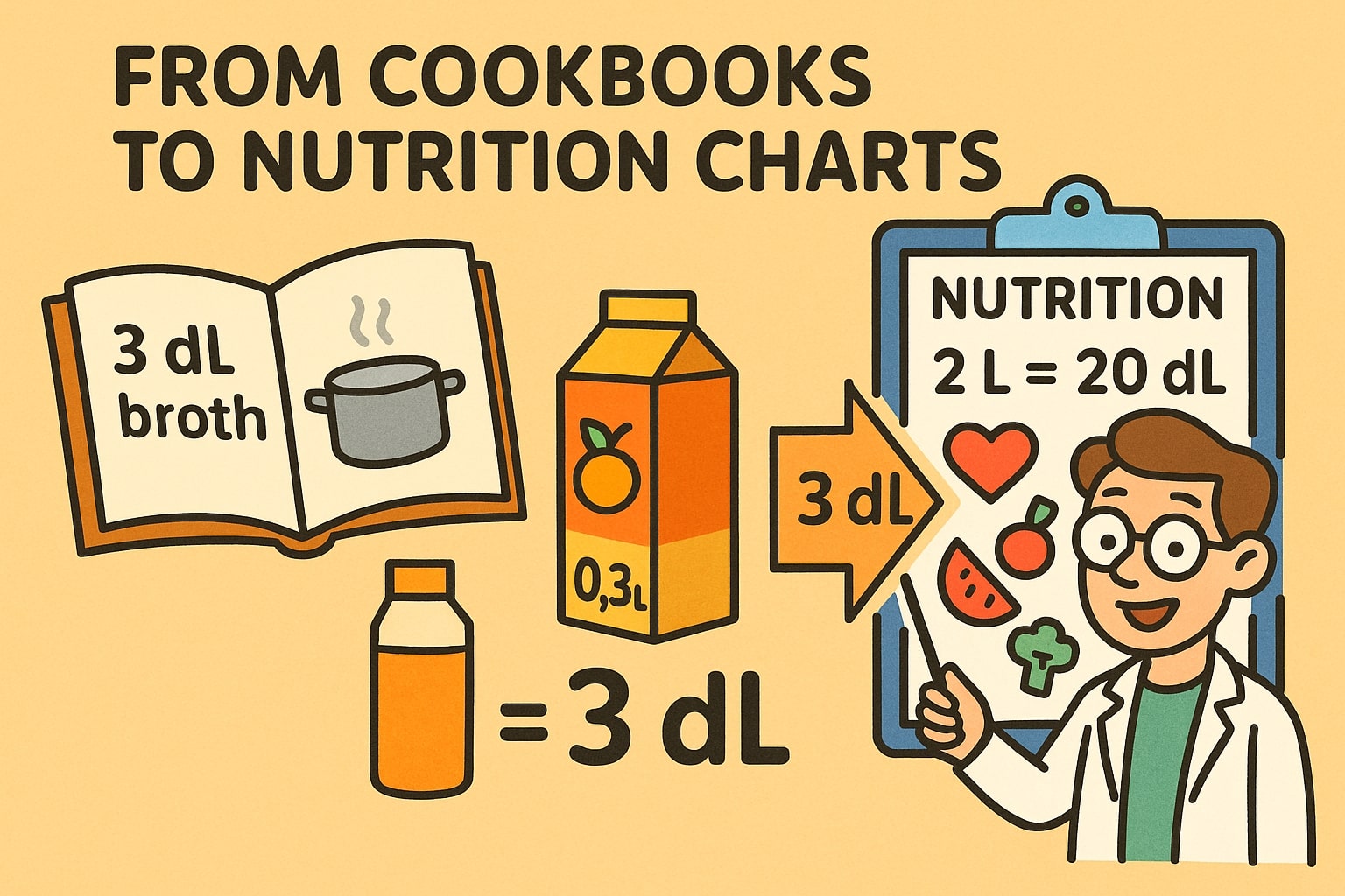 เครื่องมือแปลงลิตรเป็นเดซิลิตร