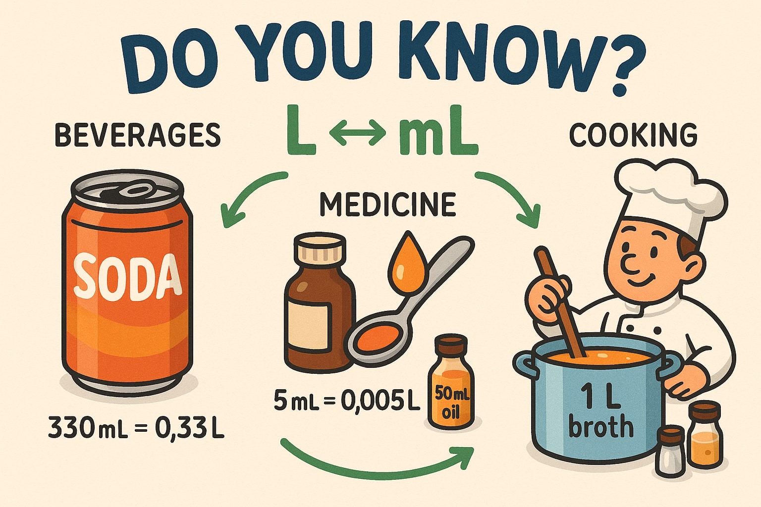 เครื่องมือแปลงลิตรเป็นเซนติลิตร