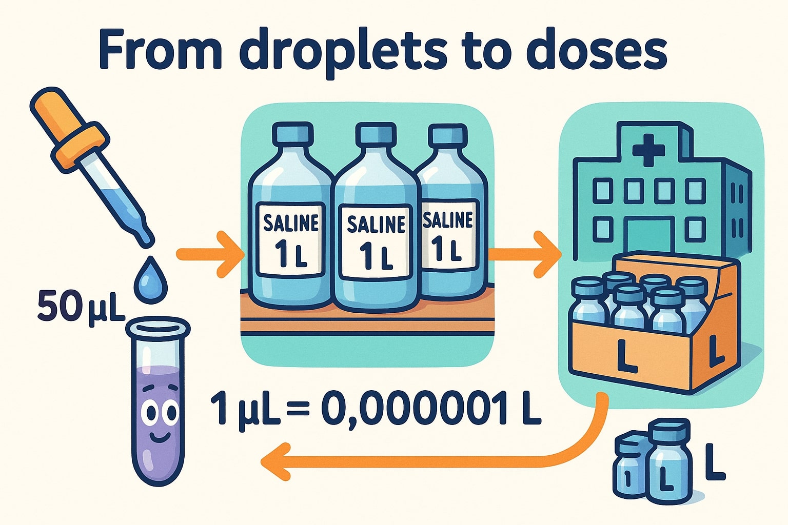 เครื่องมือแปลงไมโครลิตรเป็นลิตร