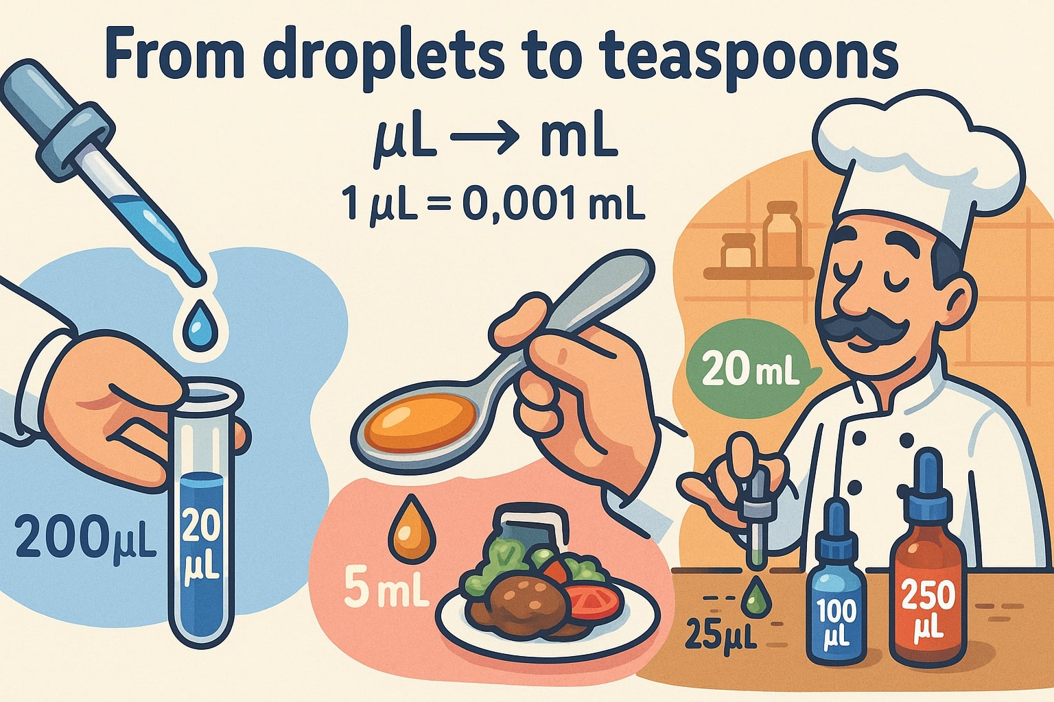 ตัวแปลงไมโครลิตรเป็นมิลลิลิตร