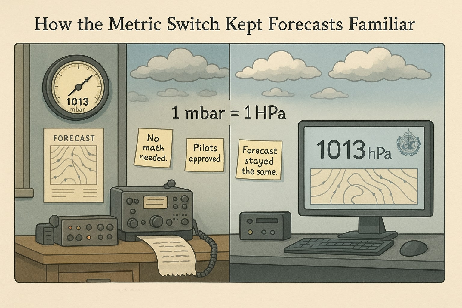 เครื่องมือแปลงมิลลิบาร์เป็นเฮกโตปาสคาล