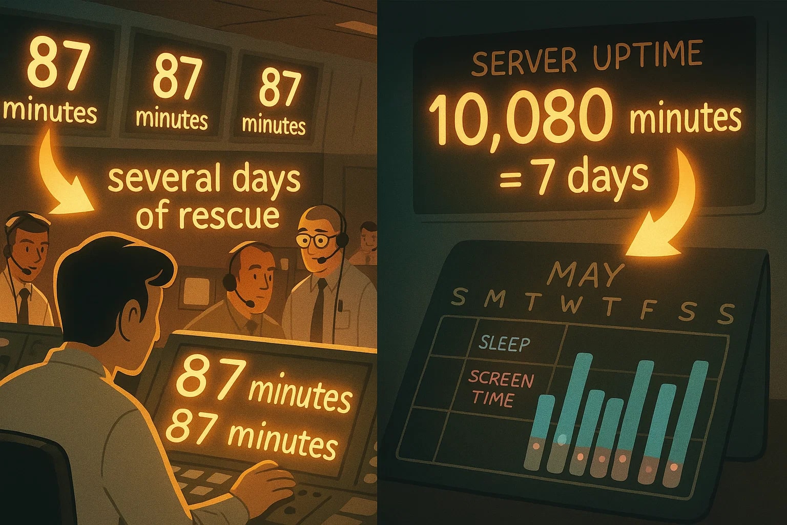 เครื่องมือแปลงนาทีเป็นวัน