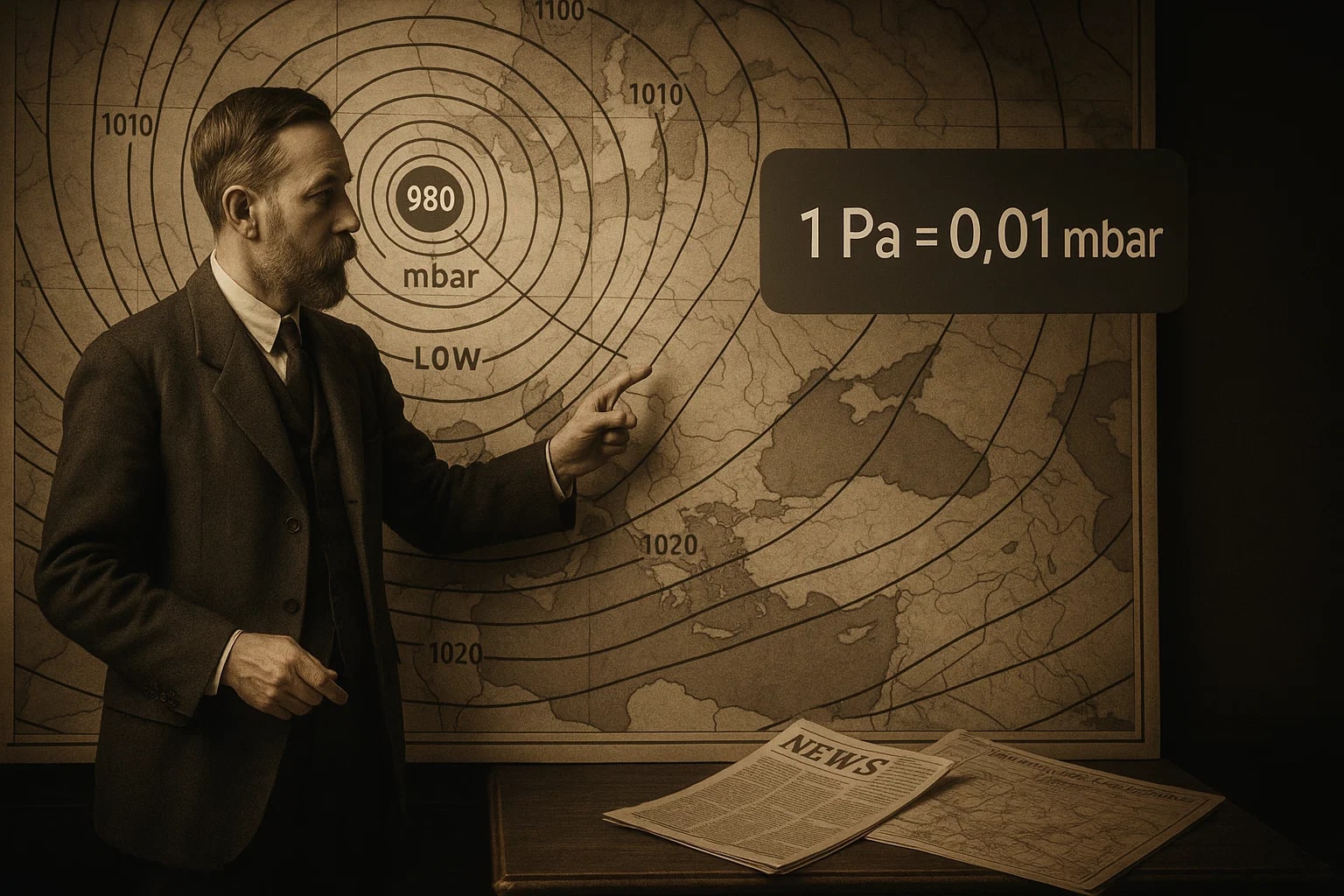 ตัวแปลงพาสคาลเป็นมิลลิบาร์