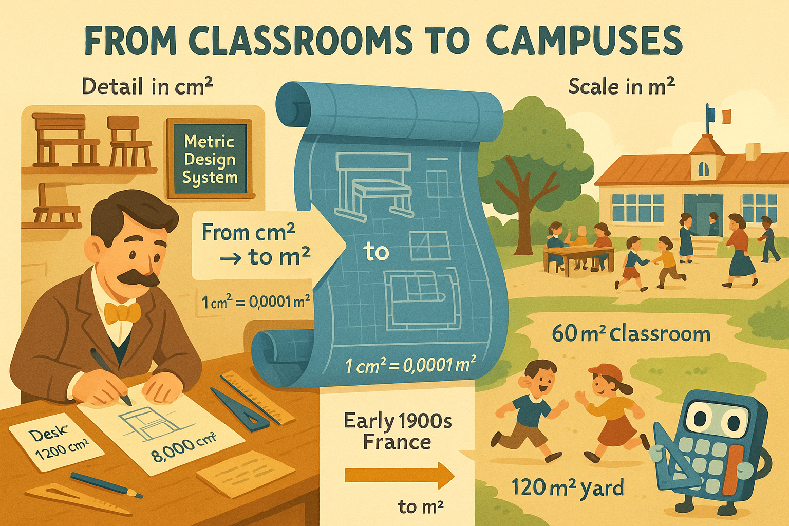  เครื่องมือแปลงตารางเซนติเมตรเป็นตารางเมตร