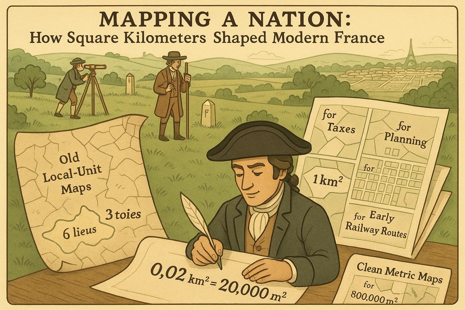 เครื่องมือแปลงกิโลเมตร² เป็นตารางเมตร