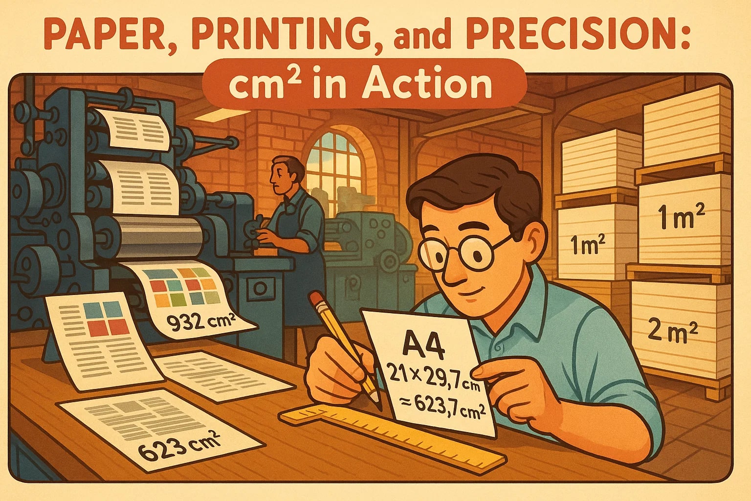 เครื่องมือแปลงตารางเมตรเป็นตารางเซนติเมตร