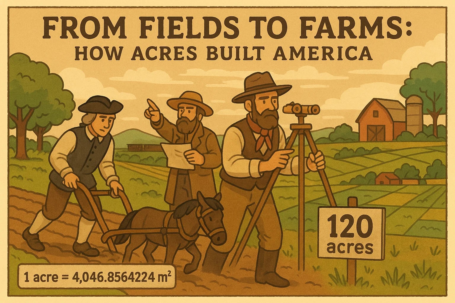 เครื่องมือแปลงตารางเมตรเป็นเอเคอร์