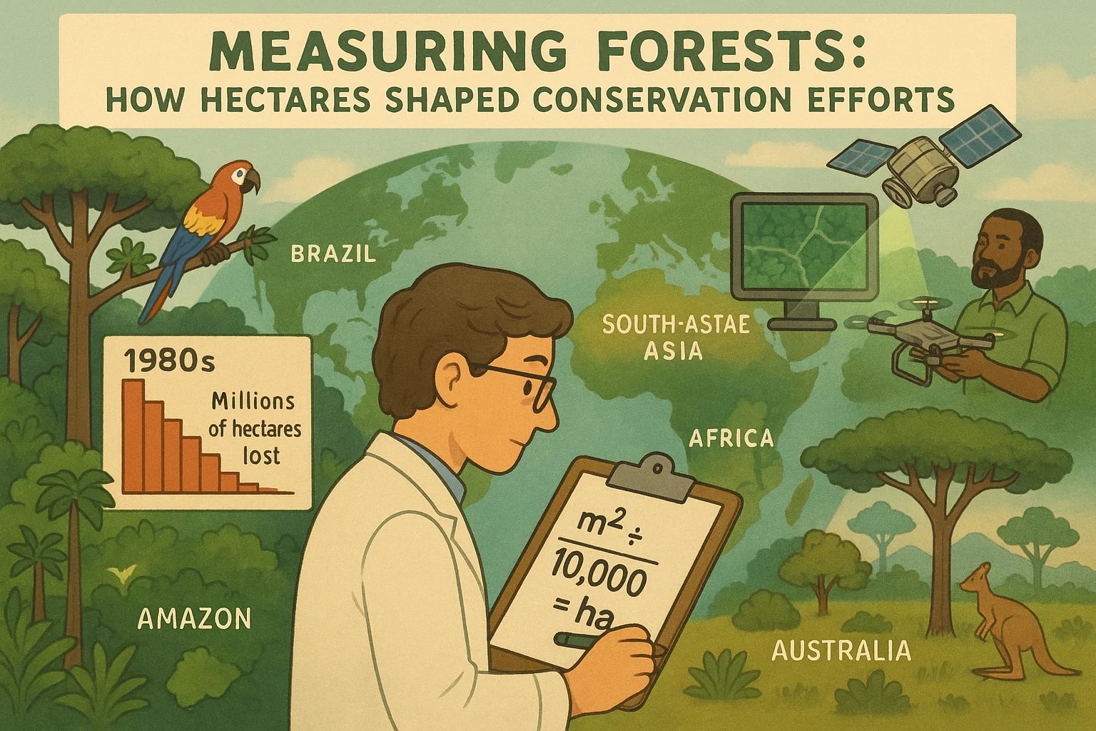 เครื่องมือแปลงตารางเมตรเป็นเฮกตาร์