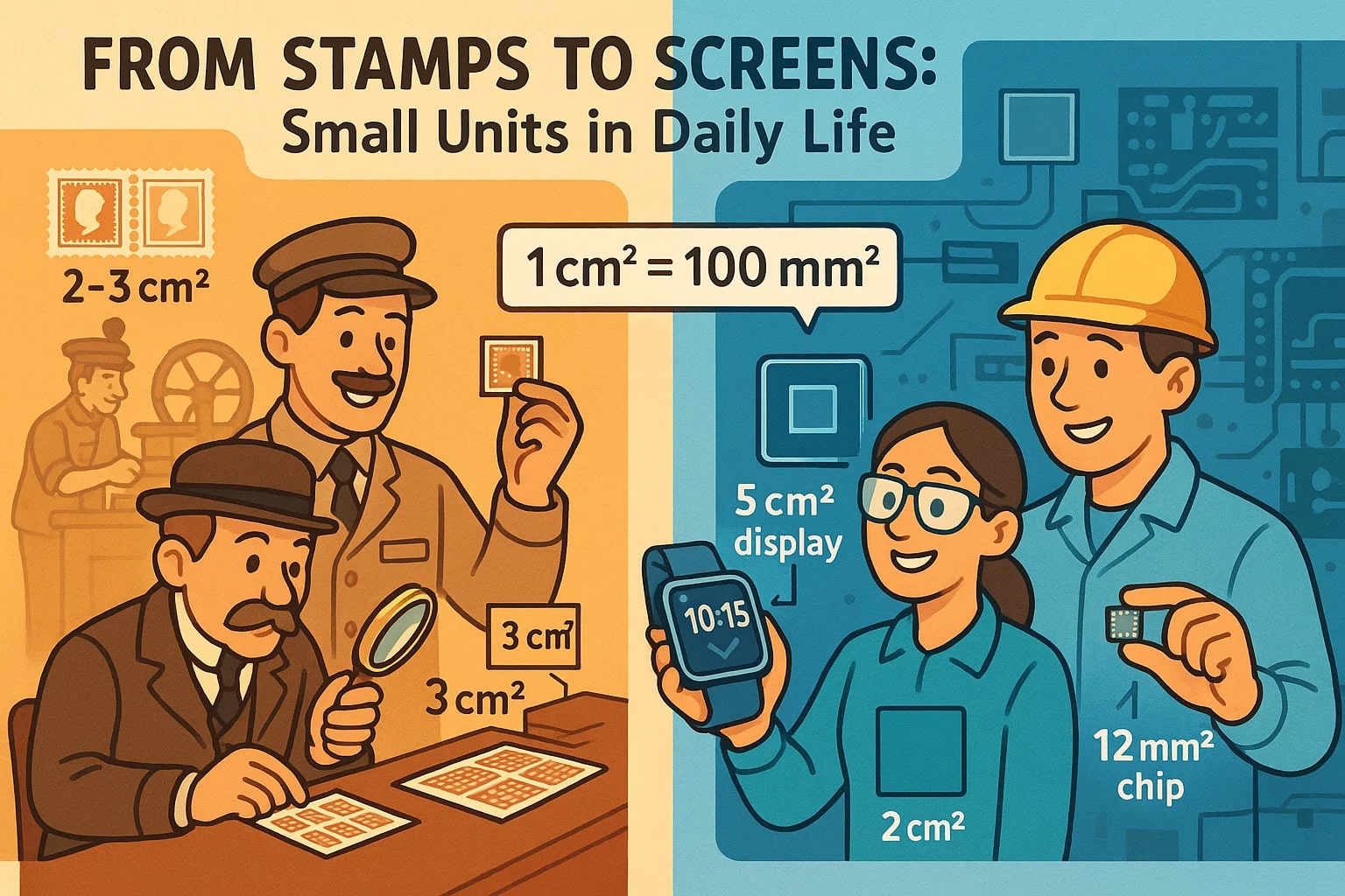 เครื่องมือแปลงตารางมิลลิเมตรเป็นตารางเซนติเมตร