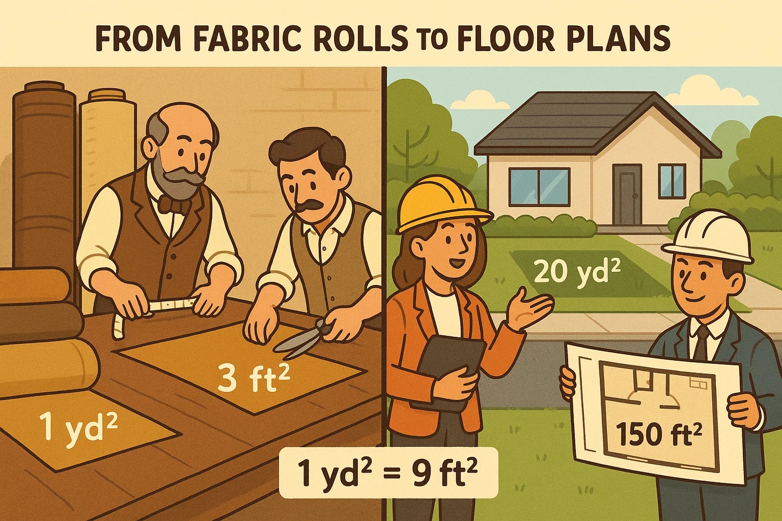 เครื่องมือแปลงตารางหลาเป็นตารางฟุต