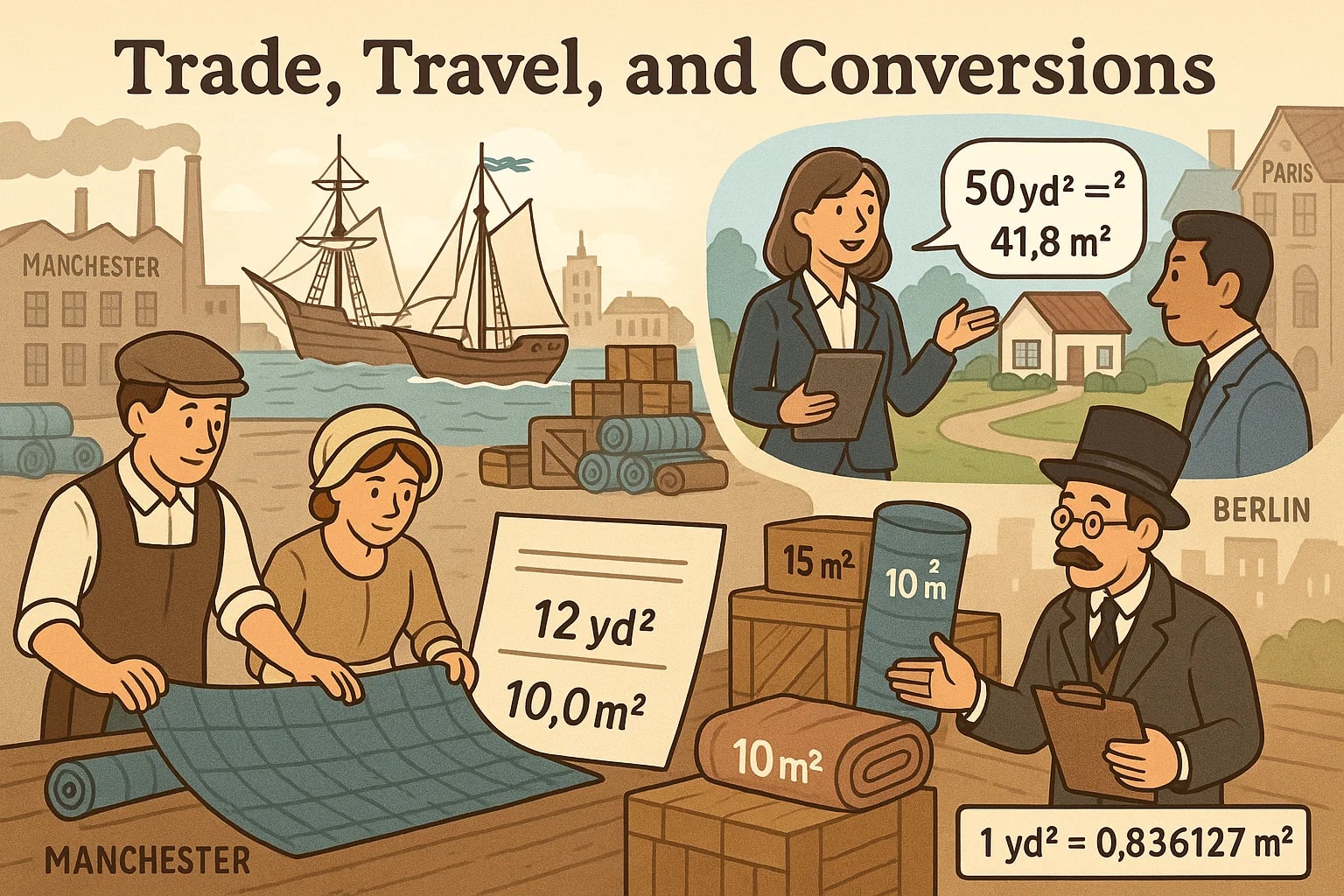 เครื่องมือแปลงตารางหลาเป็นตารางเมตร