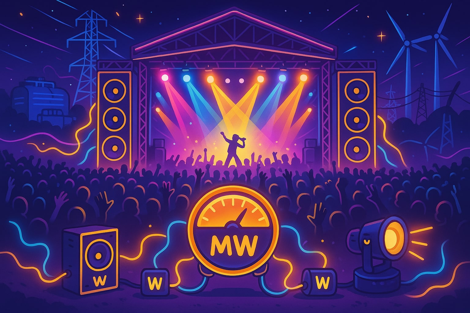 เครื่องมือแปลงวัตต์เป็นเมกะวัตต์